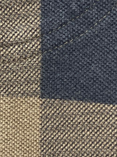FRED PERRY（フレッドペリー）FRED PERRY (フレッドペリー) 半袖ポロシャツ ブラウン×スカイブルー サイズ:Lの古着・服飾アイテム