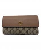 GUCCIグッチ）の古着「GGマーモント」｜ベージュ×ピンク