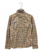 Burberry'sバーバリーズ）の古着「長袖シャツ　ノバチェック」｜ベージュ