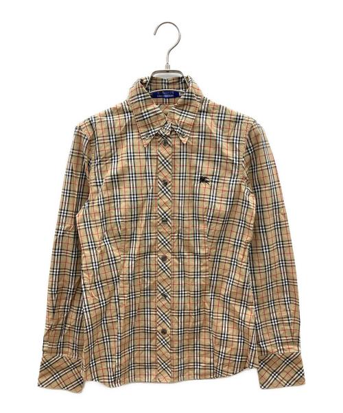 Burberry's（バーバリーズ）Burberry's (バーバリーズ) 長袖シャツ　ノバチェック ベージュ サイズ:38の古着・服飾アイテム