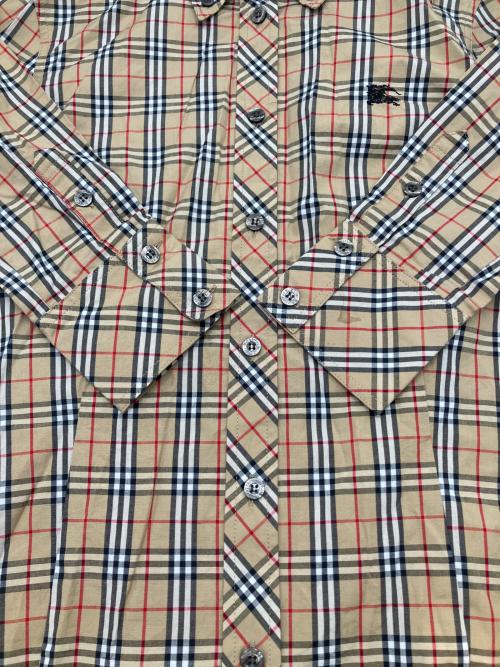 Burberry's（バーバリーズ）Burberry's (バーバリーズ) 長袖シャツ　ノバチェック ベージュ サイズ:38の古着・服飾アイテム