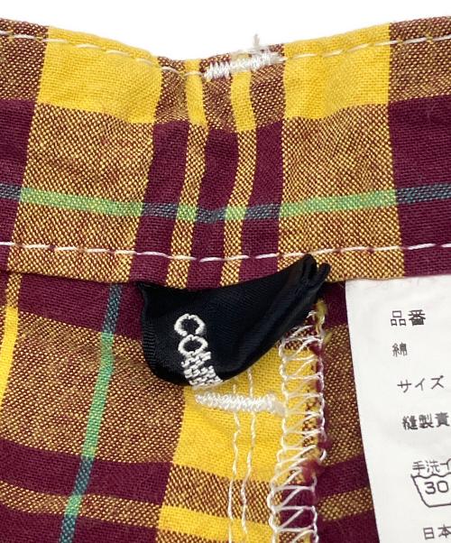 tricot COMME des GARCONS（トリココムデギャルソン）tricot COMME des GARCONS (トリココムデギャルソン) チェックパンツ イエロー×パープル サイズ:Sの古着・服飾アイテム