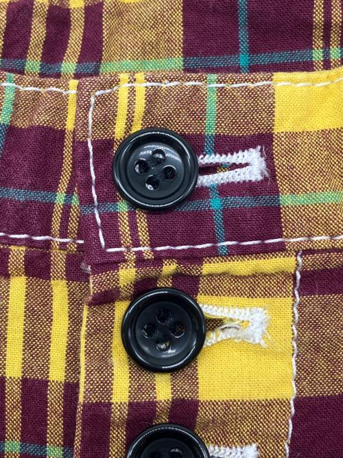 tricot COMME des GARCONS（トリココムデギャルソン）tricot COMME des GARCONS (トリココムデギャルソン) チェックパンツ イエロー×パープル サイズ:Sの古着・服飾アイテム