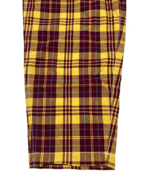tricot COMME des GARCONS（トリココムデギャルソン）tricot COMME des GARCONS (トリココムデギャルソン) チェックパンツ イエロー×パープル サイズ:Sの古着・服飾アイテム
