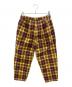 tricot COMME des GARCONS (トリココムデギャルソン) チェックパンツ イエロー×パープル サイズ:S：8000円