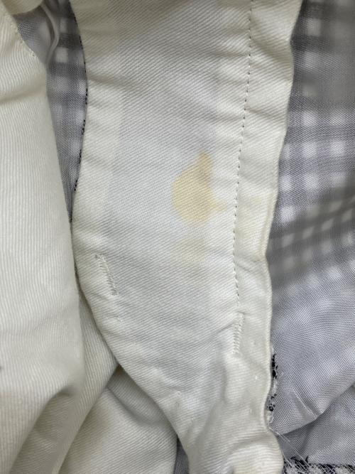 COMME des GARCONS HOMME PLUS（コムデギャルソンオムプリュス）COMME des GARCONS HOMME PLUS (コムデギャルソンオムプリュス) チェックパンツ　ギンガムチェック　AD2012 ブラック×ホワイト サイズ:XSの古着・服飾アイテム