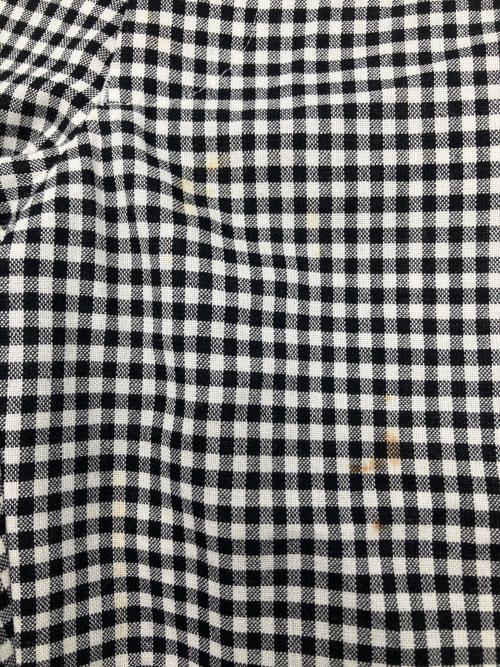 COMME des GARCONS HOMME PLUS（コムデギャルソンオムプリュス）COMME des GARCONS HOMME PLUS (コムデギャルソンオムプリュス) チェックパンツ　ギンガムチェック　AD2012 ブラック×ホワイト サイズ:XSの古着・服飾アイテム