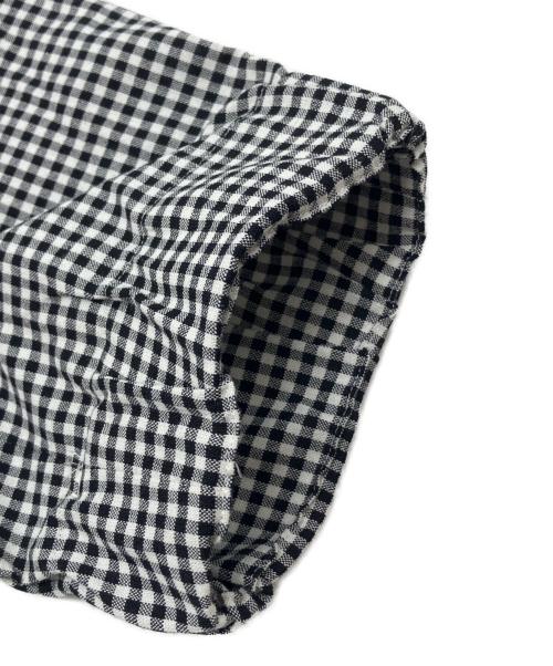 COMME des GARCONS HOMME PLUS（コムデギャルソンオムプリュス）COMME des GARCONS HOMME PLUS (コムデギャルソンオムプリュス) チェックパンツ　ギンガムチェック　AD2012 ブラック×ホワイト サイズ:XSの古着・服飾アイテム