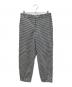 COMME des GARCONS HOMME PLUS（コムデギャルソンオムプリュス）の古着「チェックパンツ　ギンガムチェック　AD2012」｜ブラック×ホワイト