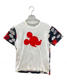 COMME des GARCONS×DISNEY（コムデギャルソン×ディズニー）の古着「半袖カットソー」｜ホワイト×レッド×ブラック