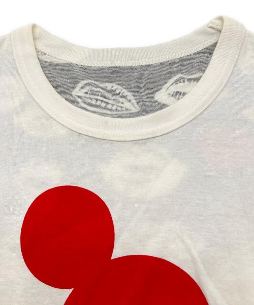 COMME des GARCONS（コムデギャルソン）COMME des GARCONS (コムデギャルソン) DISNEY (ディズニー) 半袖カットソー ホワイト×レッド×ブラック サイズ:Sの古着・服飾アイテム