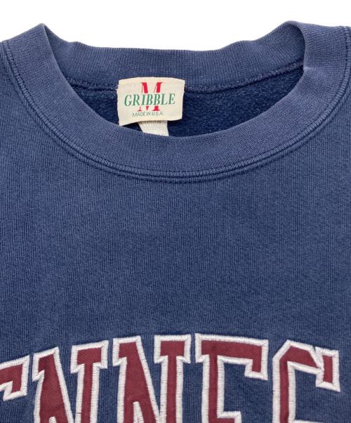 GRIBBLE（グリブル）GRIBBLE (グリブル) 90s短丈スウェット　古着 ネイビー サイズ:XLの古着・服飾アイテム