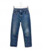 LEVI'Sリーバイス）の古着「501デニムパンツ '90S ダークインディゴ NEW LIFE NO SELVEDGE ビッグE ヴィンテージアメカジ」｜ブルー