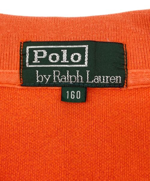 POLO RALPH LAUREN（ポロ・ラルフローレン）POLO RALPH LAUREN (ポロ・ラルフローレン) 80sラガーシャツ　緑タグ オレンジ サイズ:160cmの古着・服飾アイテム