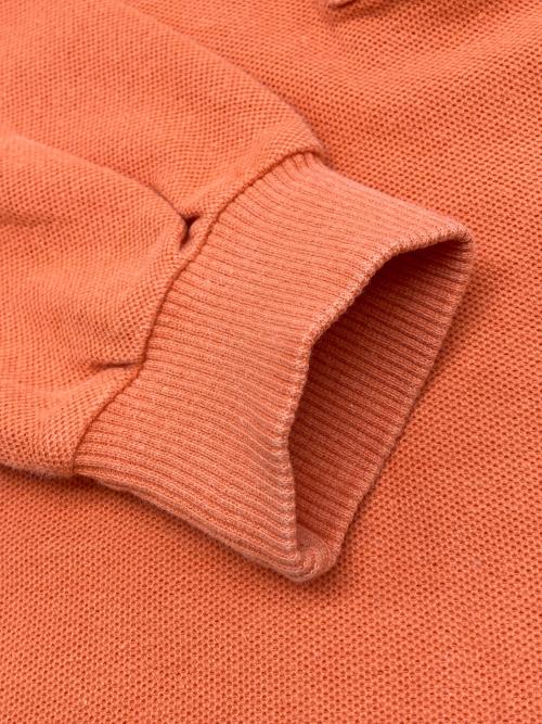POLO RALPH LAUREN（ポロ・ラルフローレン）POLO RALPH LAUREN (ポロ・ラルフローレン) 80sラガーシャツ　緑タグ オレンジ サイズ:160cmの古着・服飾アイテム