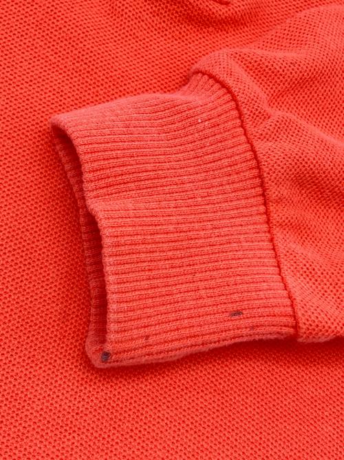 POLO RALPH LAUREN（ポロ・ラルフローレン）POLO RALPH LAUREN (ポロ・ラルフローレン) 80sラガーシャツ　緑タグ オレンジ サイズ:160cmの古着・服飾アイテム