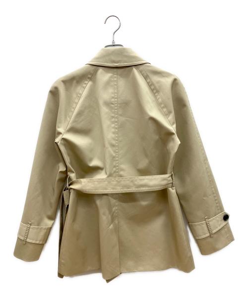 COACH（コーチ）COACH (コーチ) トレンチコート ベージュ×ブラック×ブルー サイズ:Ｍの古着・服飾アイテム