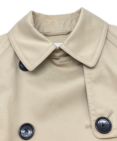 COACH（コーチ）COACH (コーチ) トレンチコート ベージュ×ブラック×ブルー サイズ:Ｍの古着・服飾アイテム