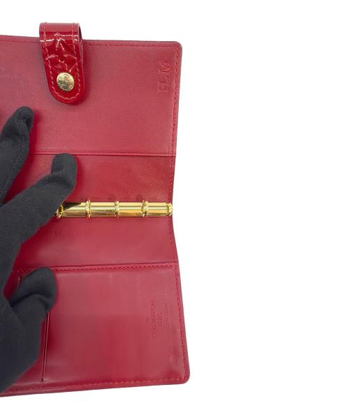LOUIS VUITTON（ルイ ヴィトン）LOUIS VUITTON (ルイ ヴィトン) 	モノグラム・ヴェルニ	アジェンダPM チェリーの古着・服飾アイテム