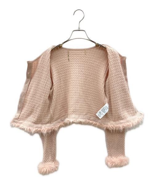 CELFORD（セルフォード）CELFORD (セルフォード) 薄手カーディガン ピンク サイズ:Fの古着・服飾アイテム