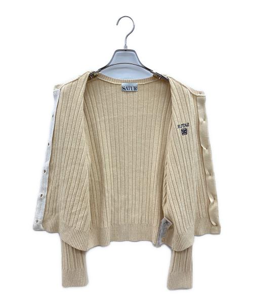 SATUR（セター）SATUR (セター) 薄手カーディガン オーク サイズ:Sの古着・服飾アイテム