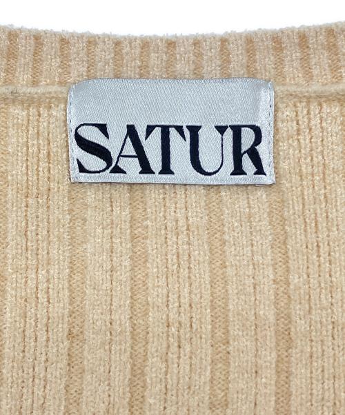 SATUR（セター）SATUR (セター) 薄手カーディガン オーク サイズ:Sの古着・服飾アイテム