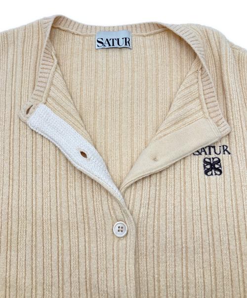 SATUR（セター）SATUR (セター) 薄手カーディガン オーク サイズ:Sの古着・服飾アイテム