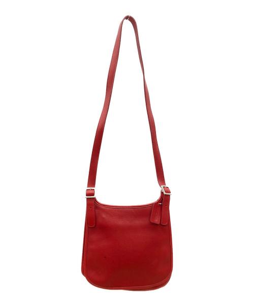 COACH（コーチ）COACH (コーチ) レザーショルダーバッグ　OLD COACH レッドの古着・服飾アイテム