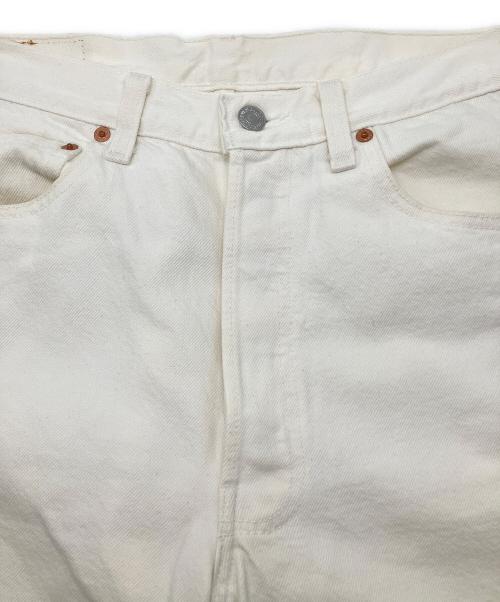 LEVI'S（リーバイス）LEVI'S (リーバイス) 501ホワイトデニムパンツ　90's USA製 ボタン裏552 アンジェロ工場 ヴィンテージアメカジ ホワイト サイズ:W33×L34の古着・服飾アイテム