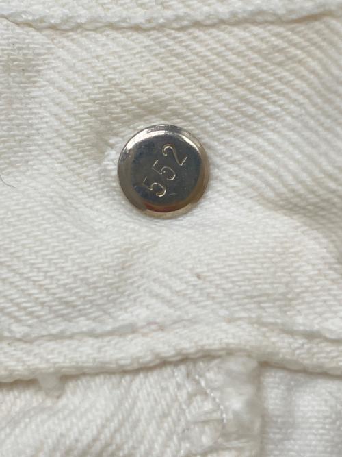 LEVI'S（リーバイス）LEVI'S (リーバイス) 501ホワイトデニムパンツ　90's USA製 ボタン裏552 アンジェロ工場 ヴィンテージアメカジ ホワイト サイズ:W33×L34の古着・服飾アイテム