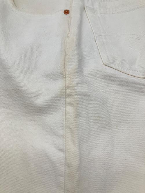 LEVI'S（リーバイス）LEVI'S (リーバイス) 501ホワイトデニムパンツ　90's USA製 ボタン裏552 アンジェロ工場 ヴィンテージアメカジ ホワイト サイズ:W33×L34の古着・服飾アイテム