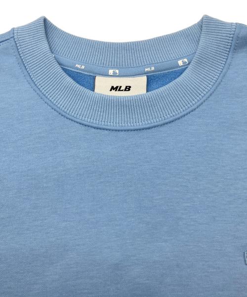 MLB Korea（エムエルビーコリア）MLB Korea (エムエルビーコリア) クルーネックスウェット スカイブルー サイズ:S 未使用品の古着・服飾アイテム