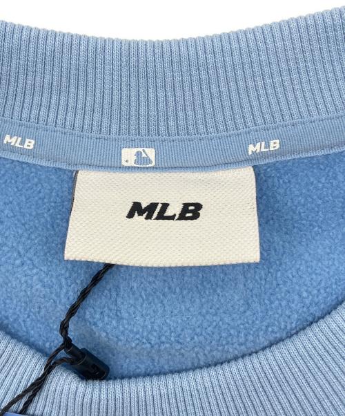 MLB Korea（エムエルビーコリア）MLB Korea (エムエルビーコリア) クルーネックスウェット スカイブルー サイズ:S 未使用品の古着・服飾アイテム