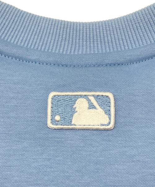 MLB Korea（エムエルビーコリア）MLB Korea (エムエルビーコリア) クルーネックスウェット スカイブルー サイズ:S 未使用品の古着・服飾アイテム