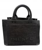 DIESELディーゼル）の古着「デニムハンドバッグ」｜ブラック