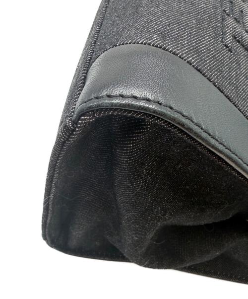 DIESEL（ディーゼル）DIESEL (ディーゼル) デニムハンドバッグ ブラックの古着・服飾アイテム