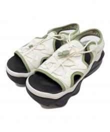 NIKE（ナイキ）の古着「	AIR MAX KOKO SANDAL TRK3 SUMMIT WHITE/OIL GREEN-BLACK-ANTHRACITE」｜ホワイト×グリーン×ブラック