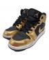 NIKE（ナイキ）の古着「	GS Air Jordan 1 Mid」｜ゴールド×ブラック