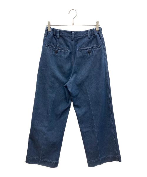 PUBLIC TOKYO（パブリックトウキョウ）PUBLIC TOKYO (パブリックトウキョウ) エバークリースデニムタックスラックス インディゴ サイズ:2の古着・服飾アイテム