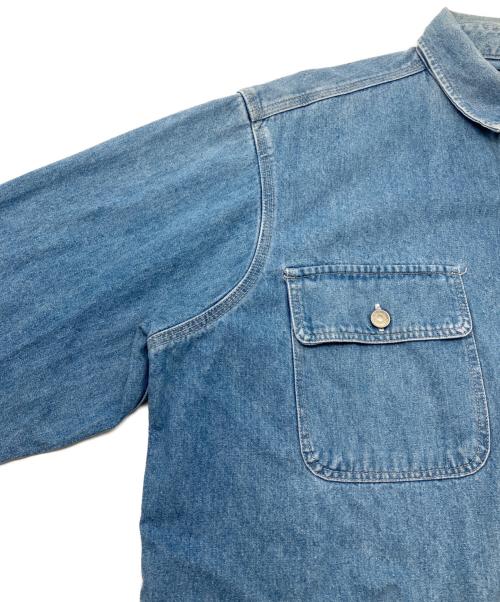 POLO COUNTRY（ポロカントリー）POLO COUNTRY (ポロカントリー) 80sデニムシャツ 緑タグ RALPH LAUREN 古着 インディゴ サイズ:Lの古着・服飾アイテム
