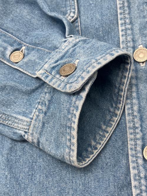 POLO COUNTRY（ポロカントリー）POLO COUNTRY (ポロカントリー) 80sデニムシャツ 緑タグ RALPH LAUREN 古着 インディゴ サイズ:Lの古着・服飾アイテム