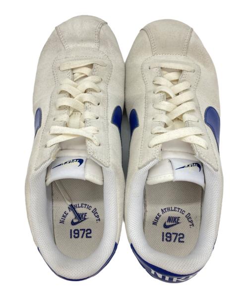 NIKE（ナイキ）NIKE (ナイキ) ローカットスニーカー 	Cortez Athletic Department（コルテッツ・アスレチック・デパートメント） ホワイト×ブルー サイズ:27.5㎝の古着・服飾アイテム