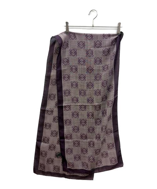 LOEWE（ロエベ）LOEWE (ロエベ) ロゴストール パープルの古着・服飾アイテム