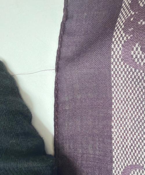 LOEWE（ロエベ）LOEWE (ロエベ) ロゴストール パープルの古着・服飾アイテム