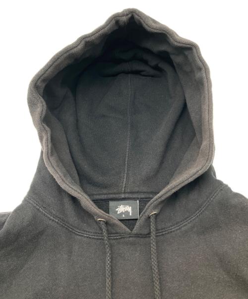 stussy（ステューシー）stussy (ステューシー) プルオーバーパーカー ブラック サイズ:Lの古着・服飾アイテム
