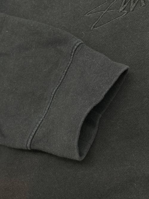 stussy（ステューシー）stussy (ステューシー) プルオーバーパーカー ブラック サイズ:Lの古着・服飾アイテム