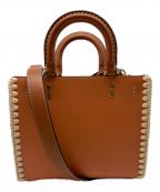 COACHコーチ）の古着「ローグ20・クロシェ」｜ブラウン×ネイビー