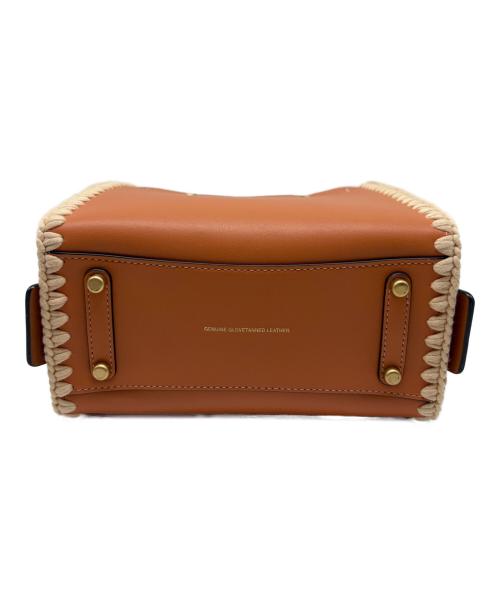 COACH（コーチ）COACH (コーチ) ローグ20・クロシェ ブラウン×ネイビーの古着・服飾アイテム