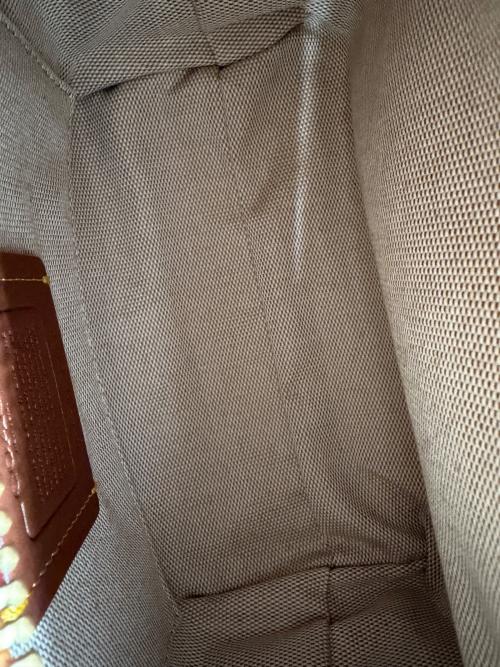 COACH（コーチ）COACH (コーチ) ローグ20・クロシェ ブラウン×ネイビーの古着・服飾アイテム