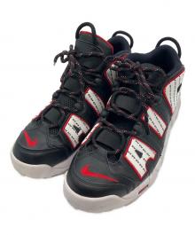 NIKE（ナイキ）の古着「スニーカー　NIKE AIR MORE UPTEMPO PINSTRIPE PACK(ナイキ エアモア アップテンポ ピンストライプ パック)」｜ブラック×ホワイト×レッド